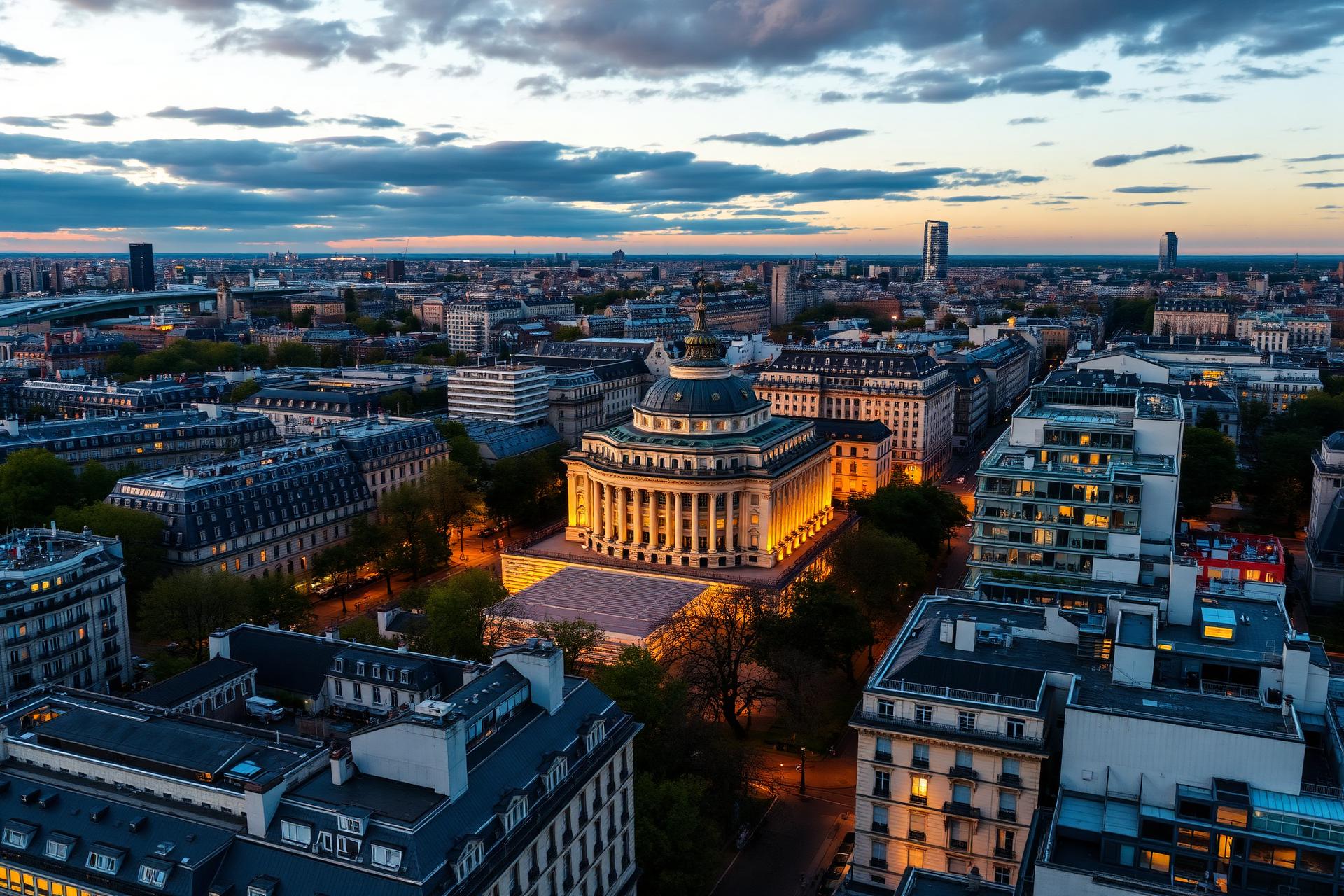 Paris 13e arrondissement vue aérienne